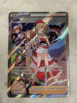 2023 Pokemon Crown Zenith Irida Galarian Gallery Alternative Art, GG63/GG70 NM - Image 1
