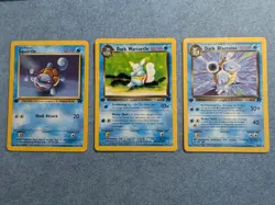 Pokemon Team Rocket Dark Blastoise Evolution Set - 1st Edition - Non Holo - Image 1