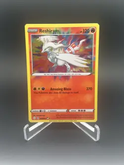 Pokemon TCG Reshiram 017/072 Shining Fates Amazing Rare Art Holo Chase NM 4 - Image 1