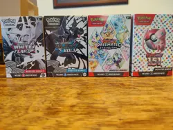 4 Pokemon Boxes. White Flare, Black Bolt, 151, Prismatic Evolutions. Brand New. - Image 2