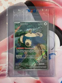 Snorlax Illustration Promo Sealed Pokemon 151 Pokemon Center Stamped 051 - Image 3
