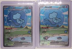 Pokemon TCG Lot Of 2 Mew EX 232/091 SV-Paldean Fates - Image 1