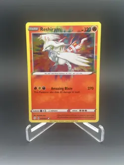 Pokemon TCG Reshiram 017/072 Shining Fates Amazing Rare Art Holo Chase NM 2 - Image 1