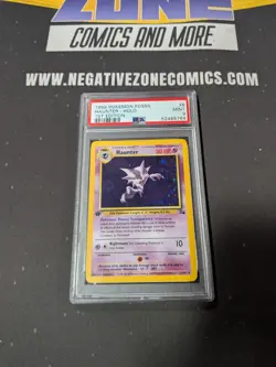 PSA 9 Pokemon TCG Haunter Fossil 1st Edition 1999 - Image 1