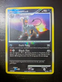 Houndoom Lv. 41 Reverse Holo Great Encounters 18/106 Pokemon NM - Image 3
