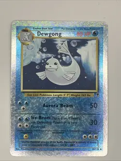 Pokemon Dewgong Legendary Collection Reverse Holofoil Vintage 40/100 NM/LP+ - Image 1