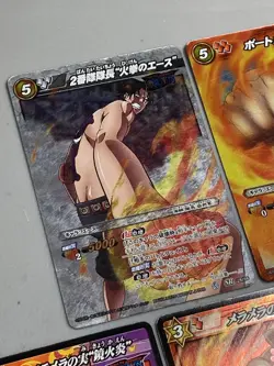 Portgas D Ace - Bundle of 7 - One Piece Miracle Battle Carddass Card Japanese - Image 2