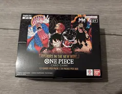 One Piece OP09 Emperors in the New World English Booster Box UNSEALED NEW - Image 1