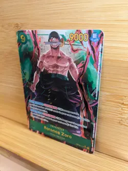 One Piece TCG Roronoa Zoro (Alternate Art) OP06-118 Wings of the Captain SEC NM - Image 3
