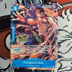 Portgas.D.Ace OP07-053 3rd Anniversary Tournament 3 Brothers Pack - Image 1