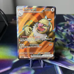 Pokemon Card Slaking EX 227/191 Surging Sparks Ultra Rare Near Mint - Image 1