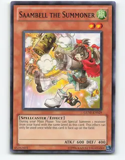 Saambell the Summoner #GENF-EN029 Yugioh Card - Image 1