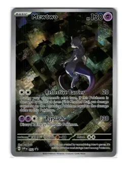 Pokemon TCG Mewtwo 052 Black Star Promo SVP Holo Card Near Mint Condition - Image 1