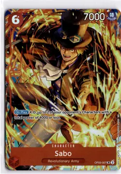 Sabo (Illustration Box Vol.5) SR One Piece Promotion Cards OP05-007 NM - Image 1