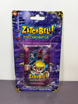 Zatch Bell The Gathering Storm 1st Edition Booster Card Pack 2006 Bandai TCG - Image 1