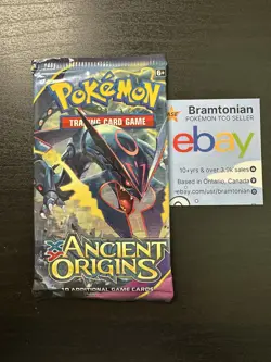 XY Ancient Origins - Pokemon TCG 10 Card Booster Pack - SEALED - M Rayquaza Art - Image 1