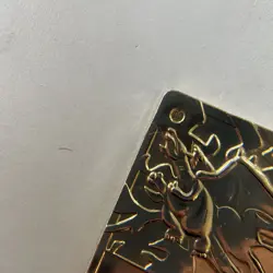 1999 Burger King Pokemon Charizard Nintendo Gold Trading Card - Image 3