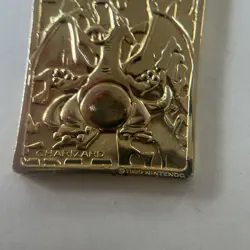 1999 Burger King Pokemon Charizard Nintendo Gold Trading Card - Image 5