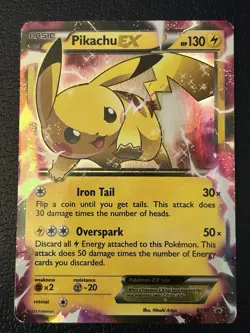 Pokemon TCG Pikachu EX XY84 Legendary Collection Promo Card - Image 1