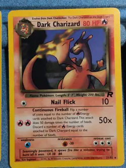 Pokemon Team Rocket 8 Rare Card Lot - 1st Editions - Non Holo - Duplicates - Image 3