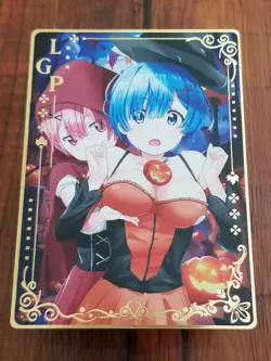 Rem & Ram - Re:Zero - Goddess Story Gold Metal LGP Card - Image 1