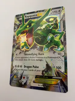 Pokemon Card - Rayquaza EX 75/108 XY Roaring Skies *EX* Rare Holo EX - Image 5