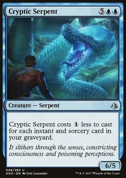 Cryptic Serpent - Non-Foil - Amonkhet - 48 | MTG Card - Image 3