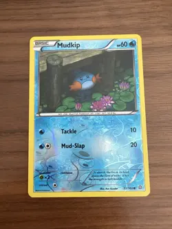 Mudkip 33/160 C Reverse Holo Pokemon TCG Card Primal Clash LP-VG - Image 1