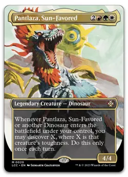 Pantlaza, Sun-Favored (Borderless) #20 (NM) Lost Caverns of Ixalan LCC Magic MTG - Image 1