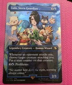 Lulu Stern Guardian Borderless Chocobo Track Fl MTG Final Fantasy + BONUS RARES - Image 1