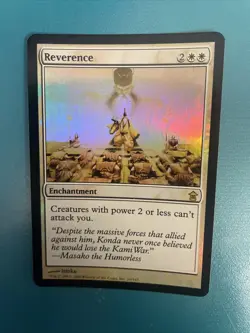 MTG - Reverence - FOIL - Saviors of Kamigawa - NM/MT - Brandy New! - Image 1