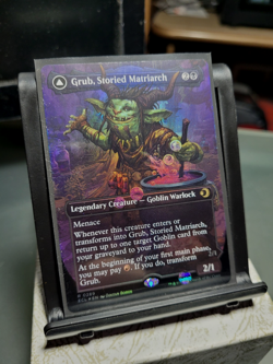 Lorwyn Eclipsed Grub, Storied Matriarch 0289, Borderless, NM, Foil, Ships Quick - Image 1