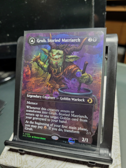 Lorwyn Eclipsed Grub, Storied Matriarch 0289, Borderless, NM, Foil, Ships Quick - Image 2