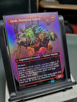Lorwyn Eclipsed Grub, Storied Matriarch 0289, Borderless, NM, Foil, Ships Quick - Image 3