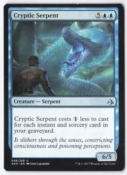Cryptic Serpent Normal U Amonkhet 48 LP - Image 1