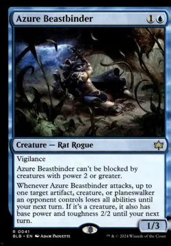 Bloomburrow #41 Azure Beastbinder - Image 1