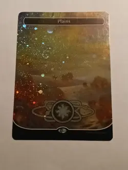 Plains (486) (Borderless) (Galaxy Foil) Unfinity Foil - Image 1