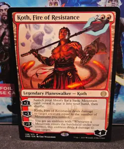 magic the gathering - Koth, Fire of Resistance - Legendary Planeswalker - Rare - Image 1