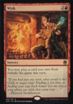Wish - Adventures in the Forgotten Realms: #166, Magic: The Gathering Lp C285 - Image 1