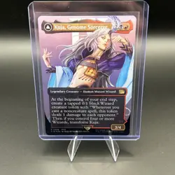 MTG Kuja, Genome Sorcerer (Borderless Foil) Final Fantasy 399 NM - Image 1
