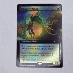 SLD Manaweft Sliver (Extended Art) Secret Lair Drop Foil MTG NM - Image 1