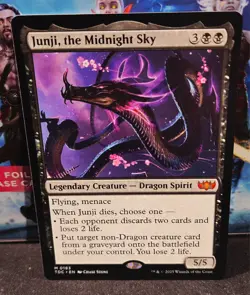 magic the gathering - Junji, the Midnight Sky - Legendary Creature - Dragon - Image 1