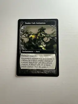Snake Cult Initiation LP Future Sight Magic The Gathering Mtg Lightly Played - Image 1