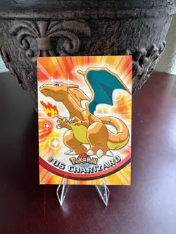 1999 Topps Pokemon Charizard - #06 - Non-Holo - TV Series 1 Blue Logo - Image 1