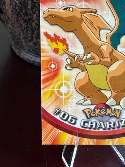 1999 Topps Pokemon Charizard - #06 - Non-Holo - TV Series 1 Blue Logo - Image 2
