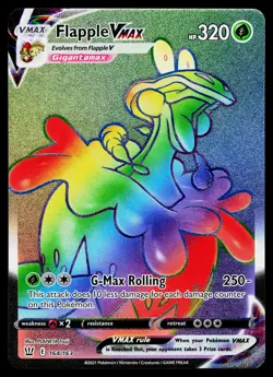 Flapple VMAX (Secret) #164/163 Pokemon SWSH05: Battle Styles - Image 1