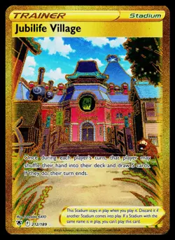 Jubilife Village (Secret) #212/189 Pokemon SWSH10: Astral Radiance - Image 1