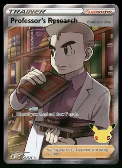 Professor's Research (Full Art) #024/025 Pokemon Celebrations - Image 1