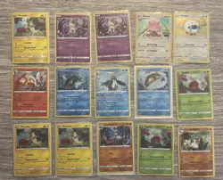 Pokemon (15) SWSH Black Star Promo Mix Lot All Cosmos Holos Some Swirls NM/MT - Image 1