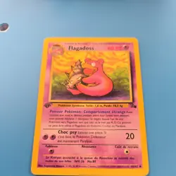 Pokemon FRENCH Slowbro (Flagadoss) 43/62 1st Edition Fossil - Image 1